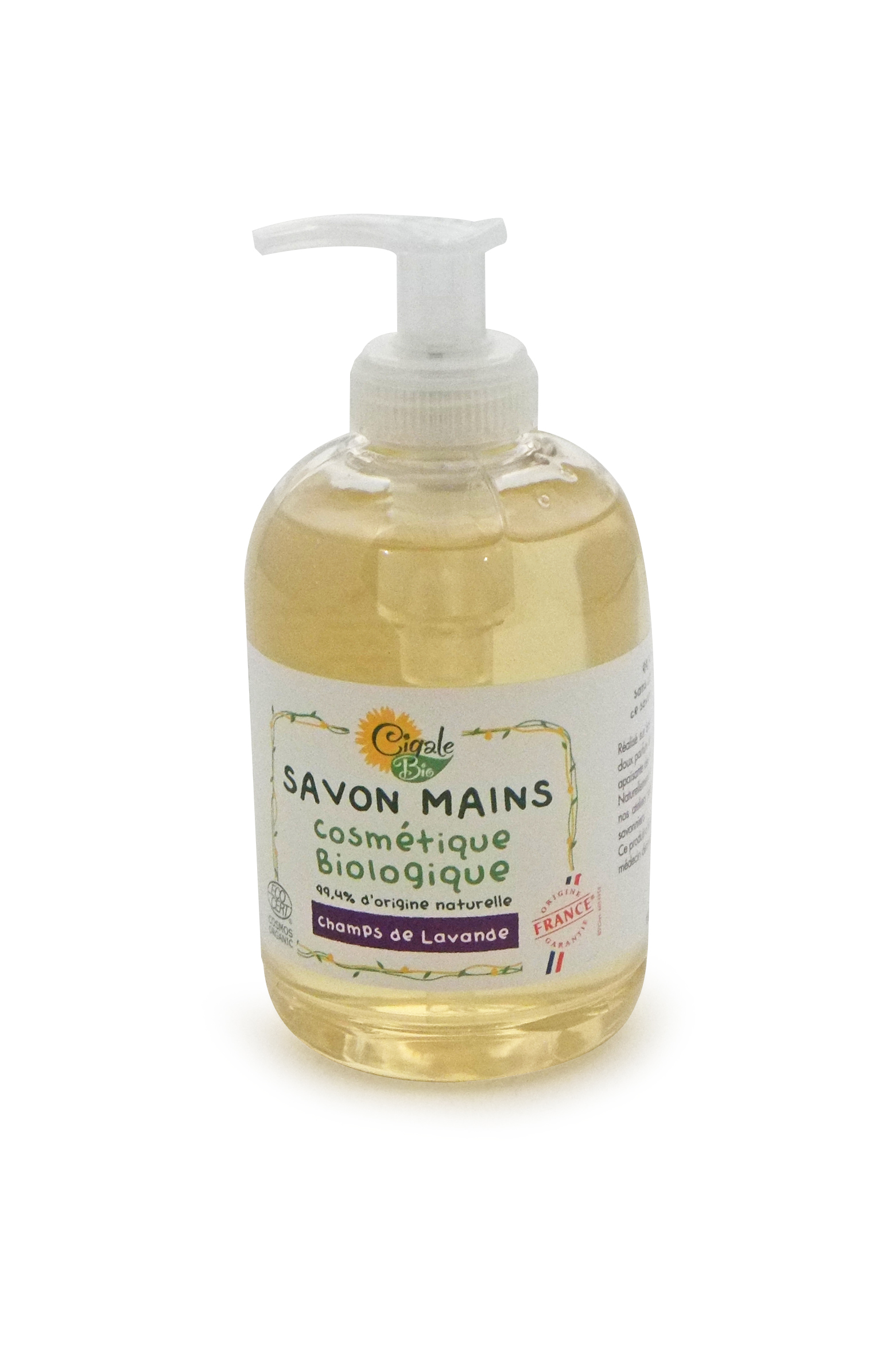 Lavender Field Hand Soap 300ml - Savonnerie La Cigale
